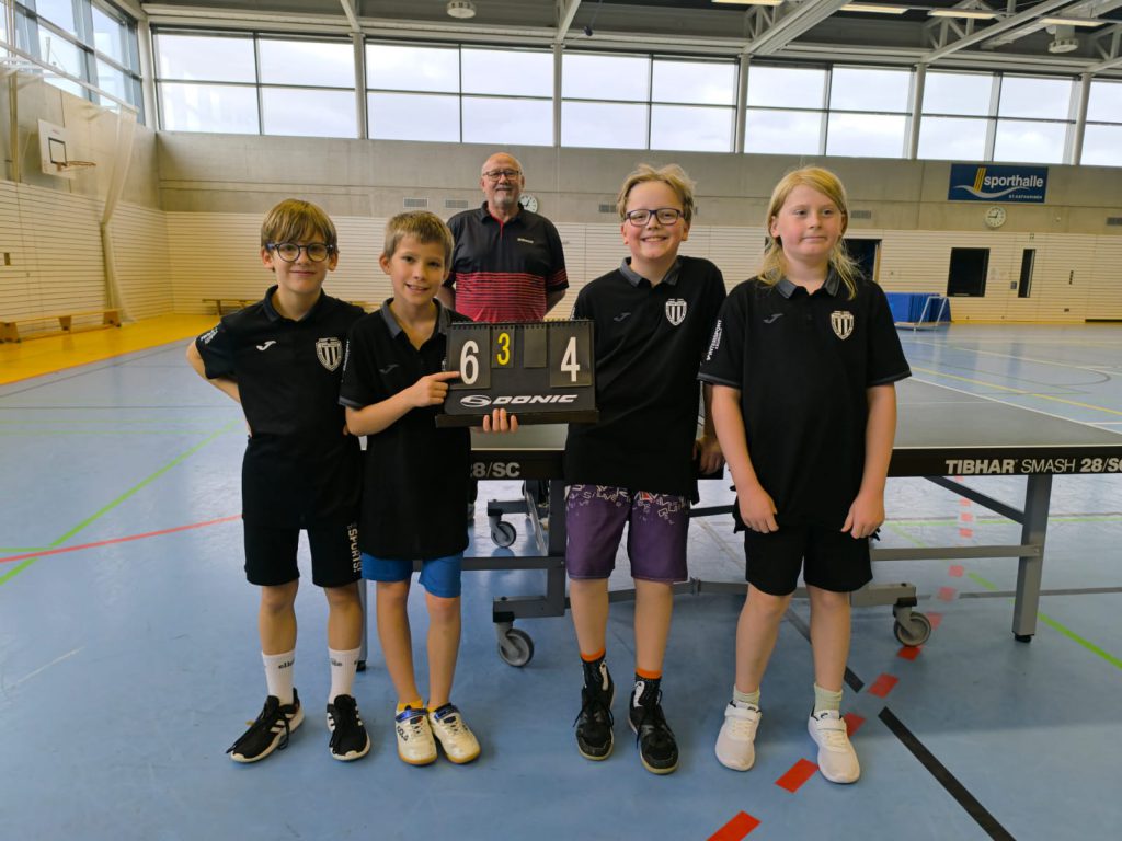 Kreisklassenmeister 2025 die U13 Mannschaft des TTG Linzer Höhe